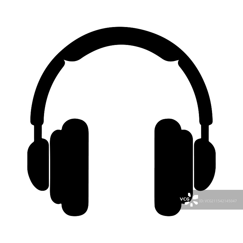 耳机轮廓图标图片素材