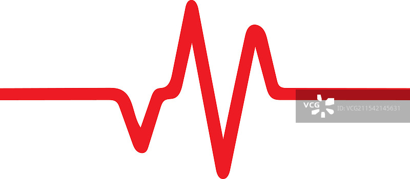 红色心跳线图艺术图片素材