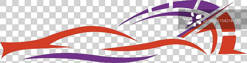 汽车斜切标志 简约现代标志图片素材