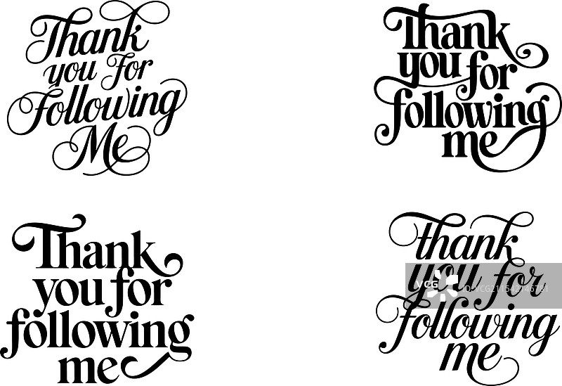 感谢您关注我的排版艺术图片素材