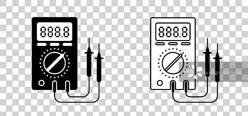 模拟或数字万用表电压多功能测量仪图片素材