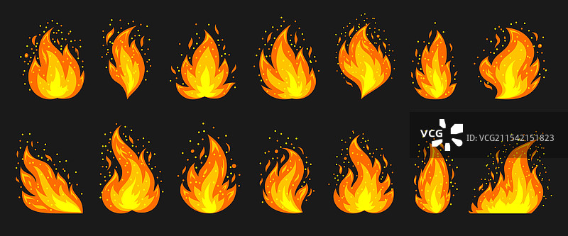 火焰、火花、热量、危险、炙热、火灾、能量图片素材