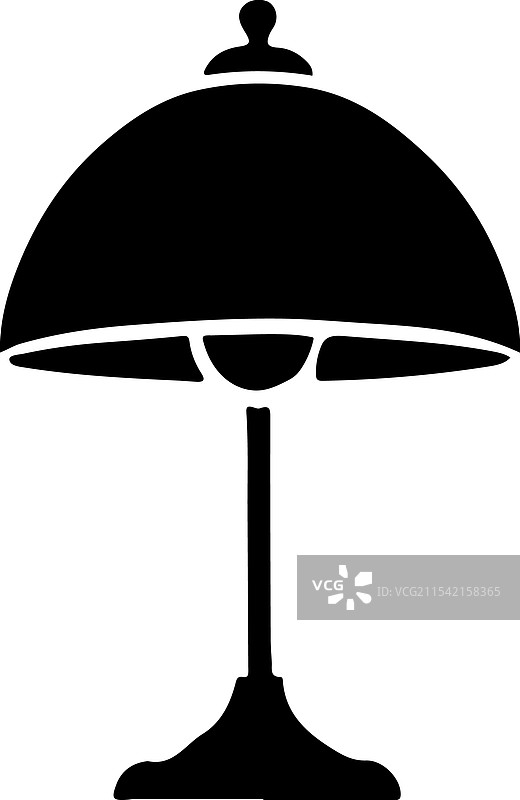 现代台灯轮廓图片素材