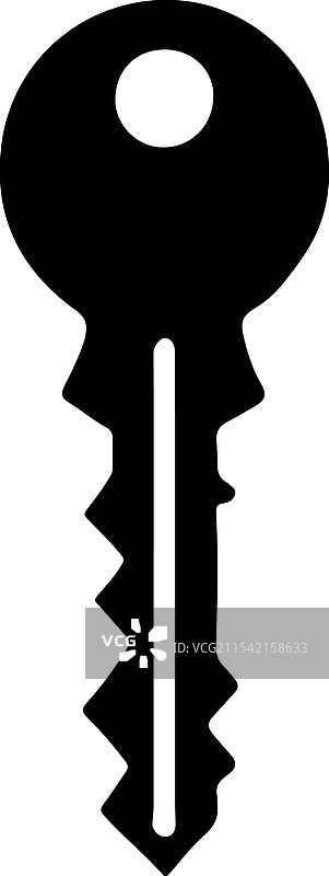 象征性钥匙剪影艺术图片素材