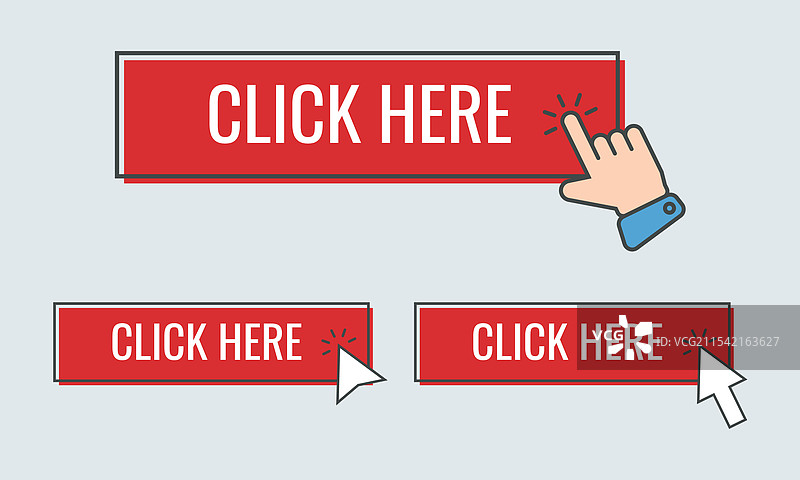 互动式点击这里按钮图片素材