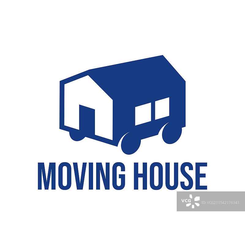 搬家公寓极简风格标志设计图片素材