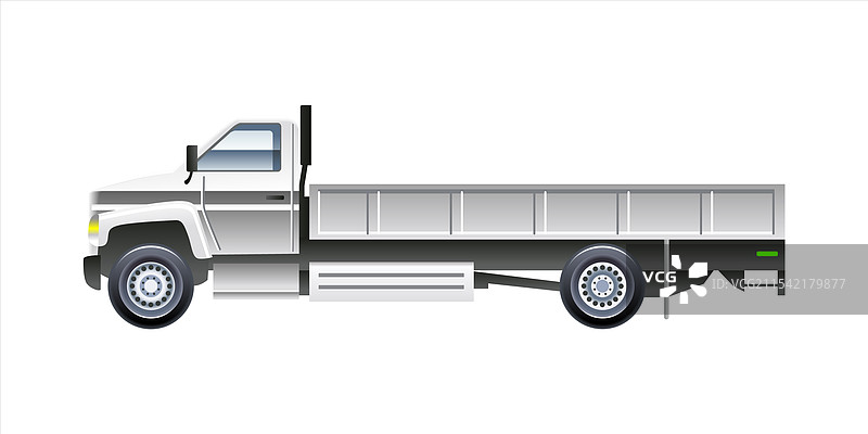 半挂自卸卡车重型工业图片素材