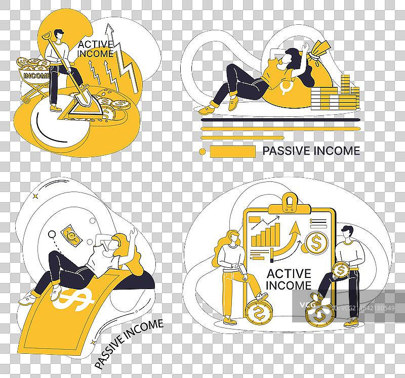 被动收入利润静默建筑师设计图片素材