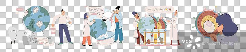 女性科学家，纳米技术开辟了新的领域图片素材