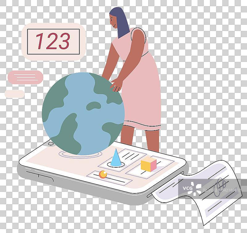 女性科学家进行基因研究，提供见解图片素材