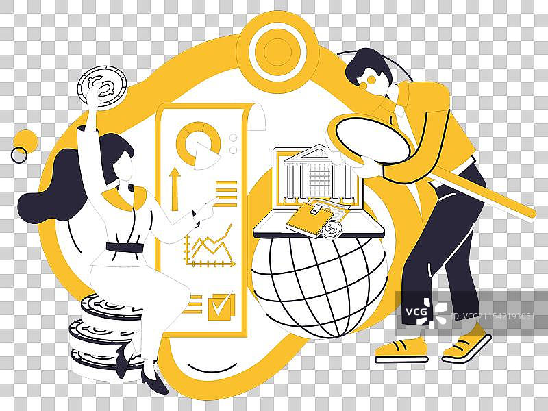 信用评分个人理财之旅图片素材