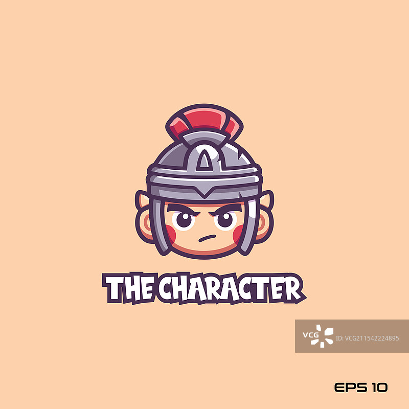 可爱的帝国士兵角色 EPS 10 吉祥物图片素材