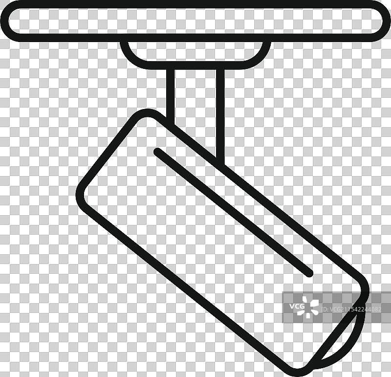 吊在天花板轨道系统上的聚光灯图标图片素材