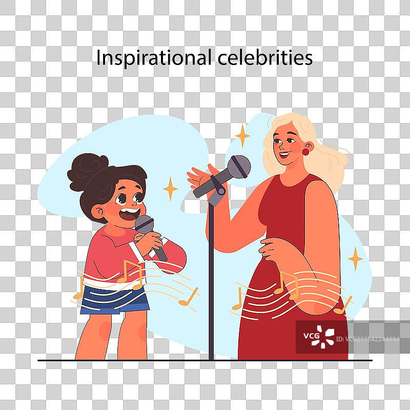 儿童明星的职业指导图片素材