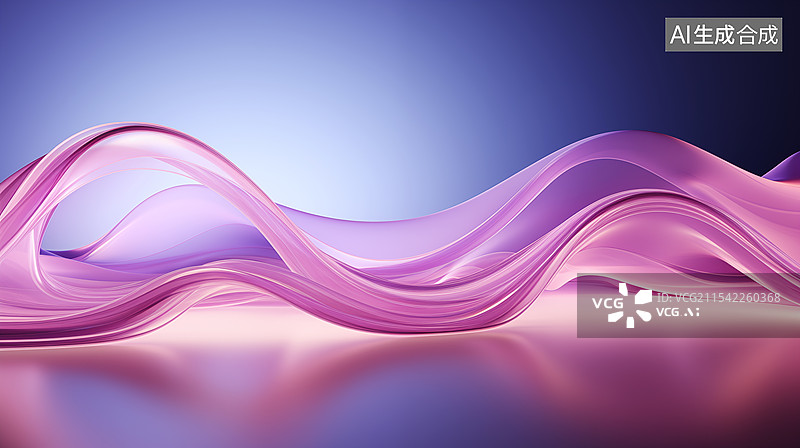 【AI数字艺术】梦幻般的紫粉色系抽象背景图片素材