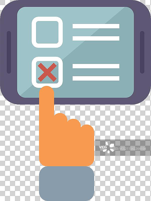 正在进行在线调查的人员回答问题图片素材