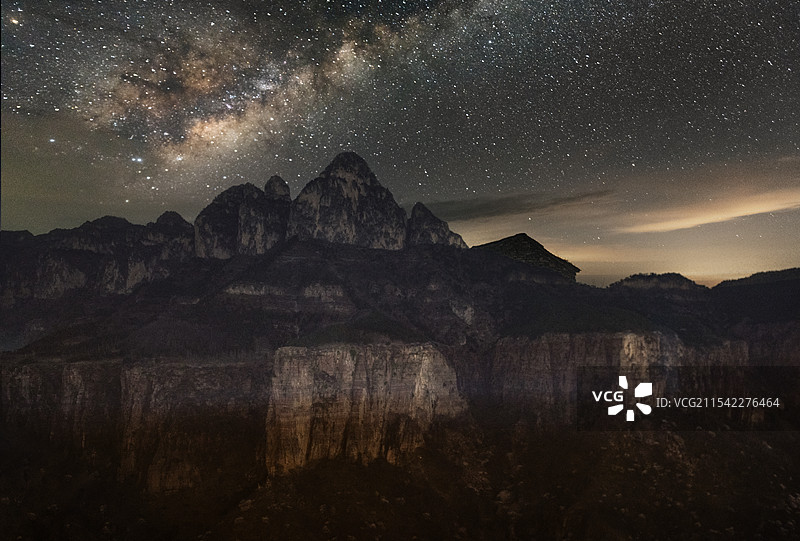 中国山西省长治平顺南太行 太行天路 岳家寨风光图片素材