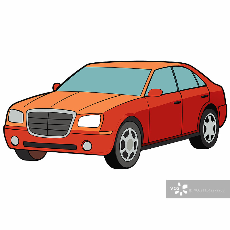 挑战者汽车扁平设计图片素材