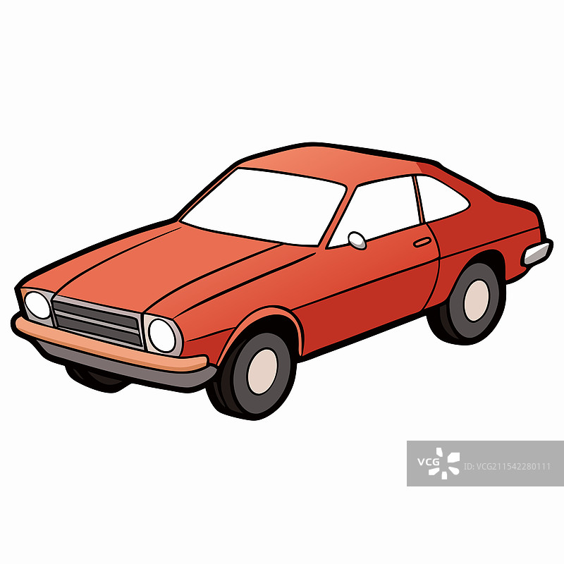 雪佛兰汽车扁平设计图片素材