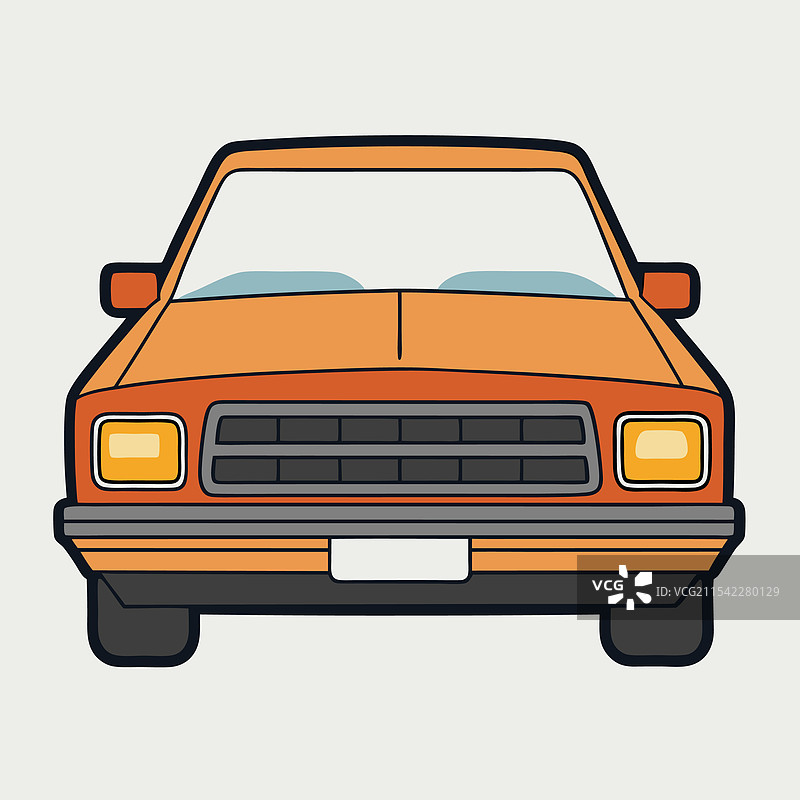 雪佛兰汽车扁平化设计图片素材