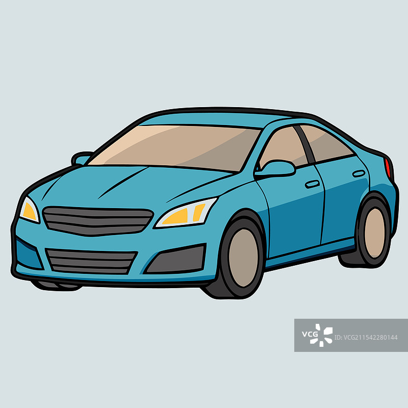 雪佛兰汽车扁平设计图片素材