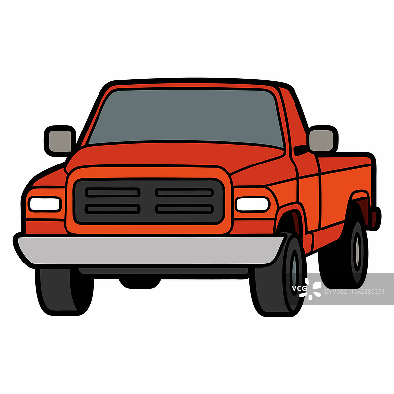 道奇汽车扁平设计图片素材