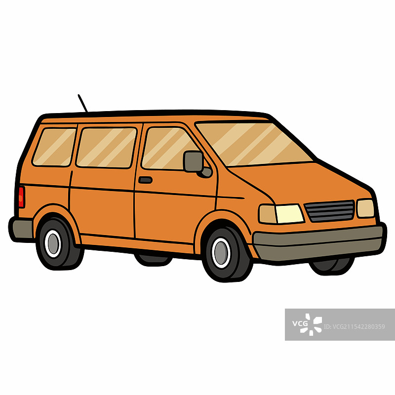 道奇汽车扁平设计图片素材