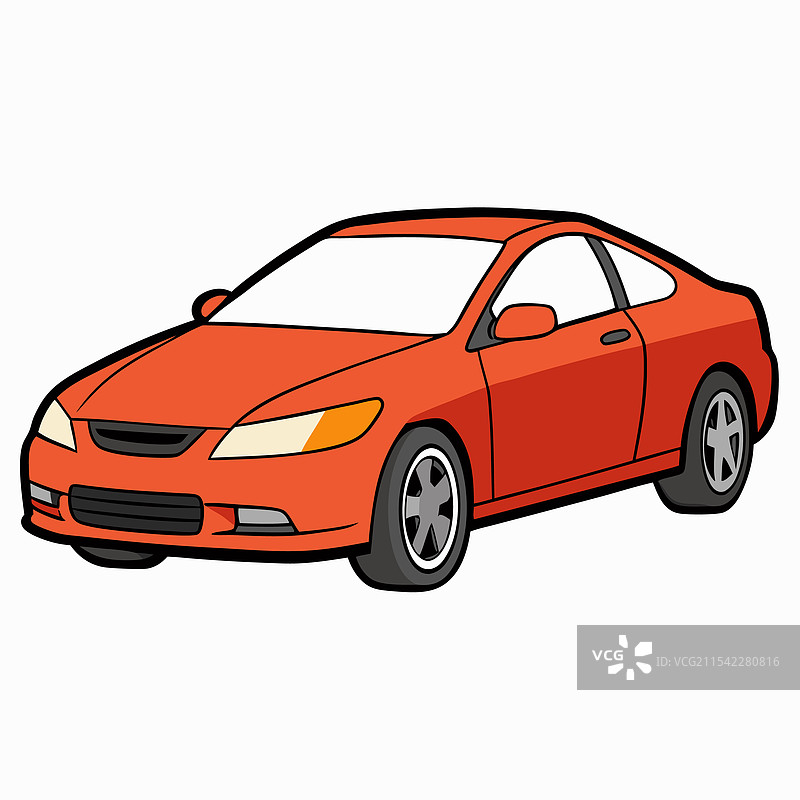 本田汽车扁平化设计图片素材