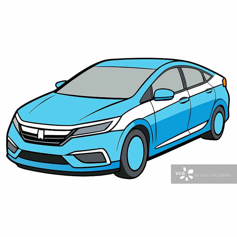 本田汽车扁平化设计图片素材