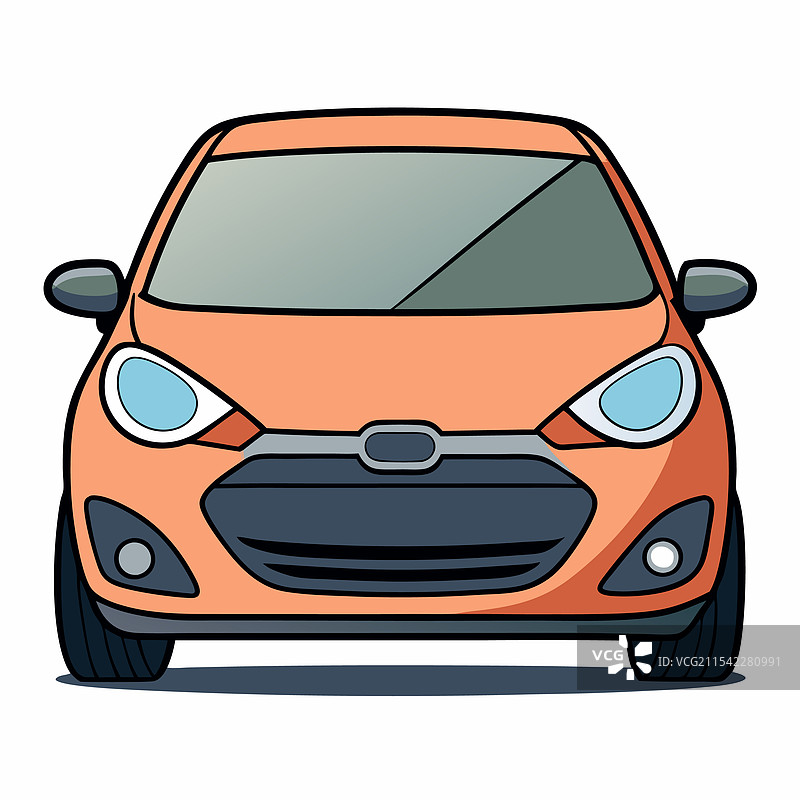 现代汽车扁平化设计图片素材