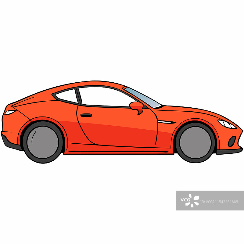 玛莎拉蒂汽车扁平设计图片素材