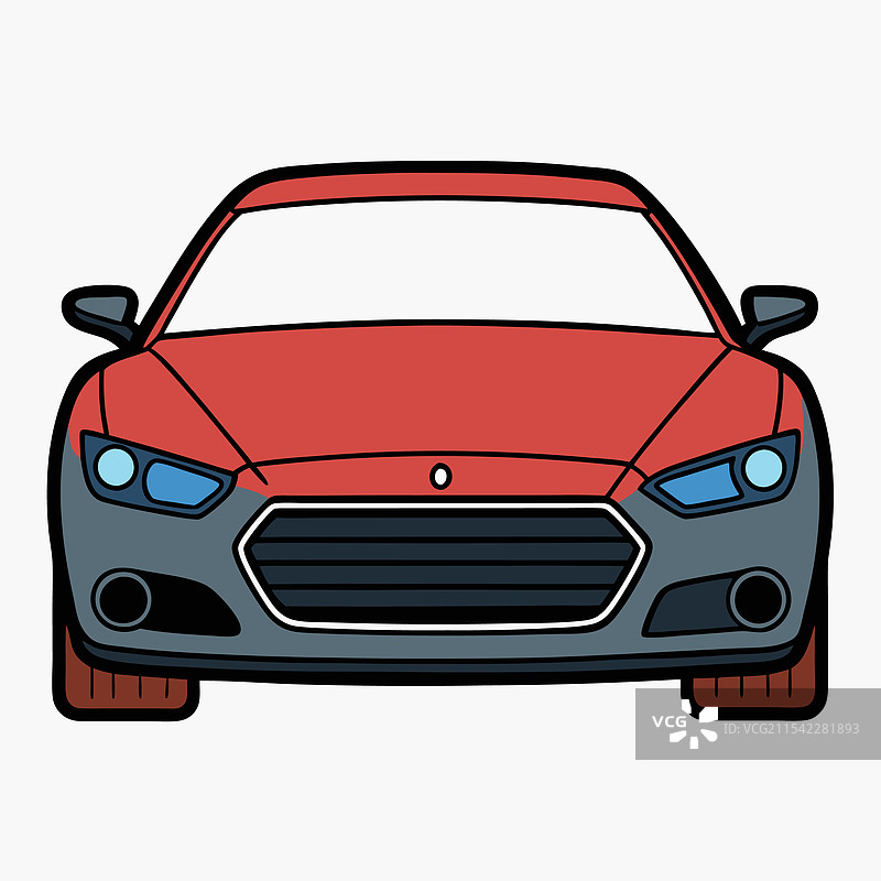 玛莎拉蒂汽车扁平设计图片素材