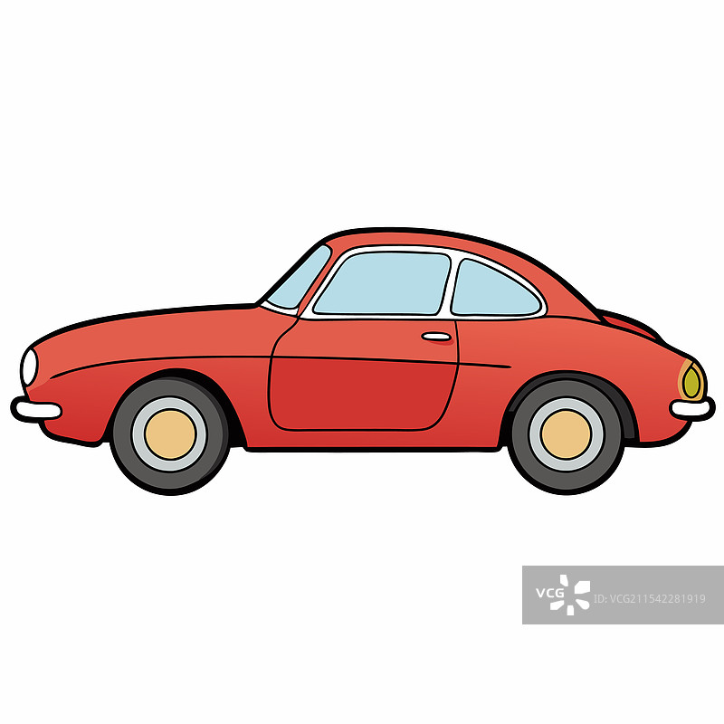 玛莎拉蒂汽车扁平设计图片素材