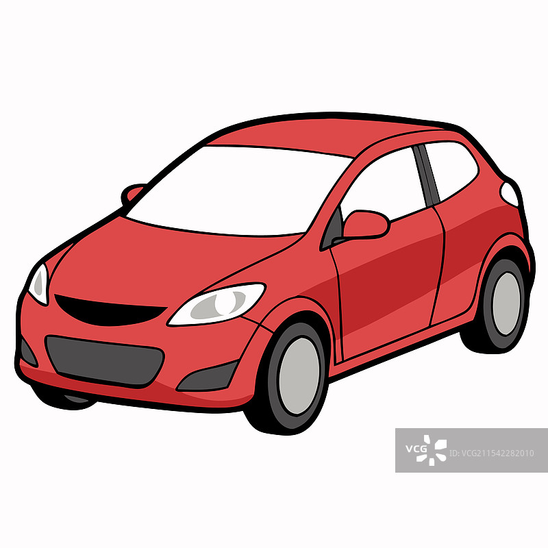 马自达汽车扁平设计图片素材