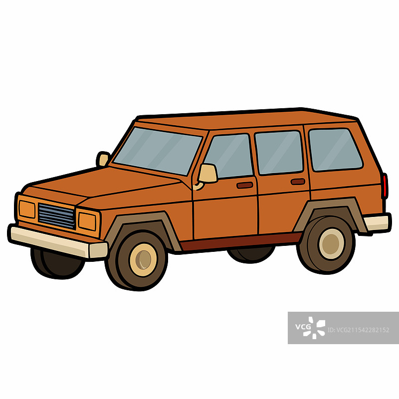 梅赛德斯汽车扁平设计图片素材