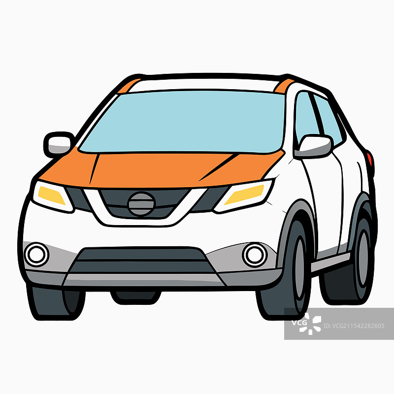 日产汽车扁平化设计图片素材