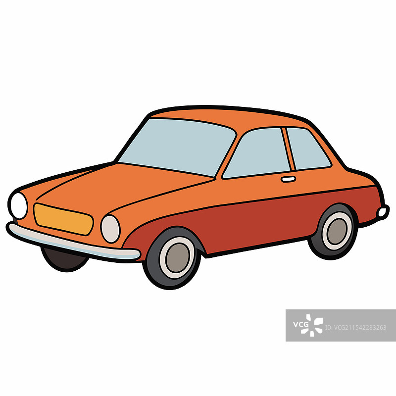 劳斯莱斯汽车扁平设计图片素材