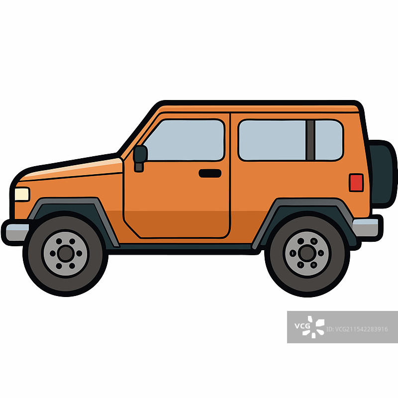 丰田汽车扁平设计图片素材