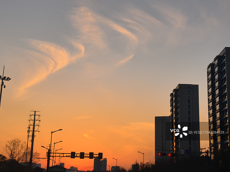 灿烂的阳光也有落下的时刻图片素材