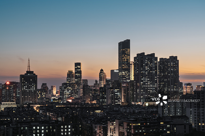 南京新街口-城市风光摄影图片素材