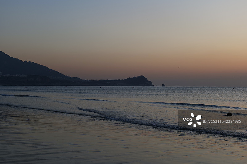 无人海洋日落天空岛屿图片素材