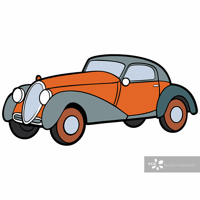 布加迪汽车扁平设计图片素材