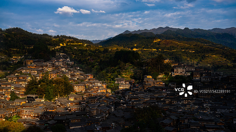 千户苗寨印象图片素材