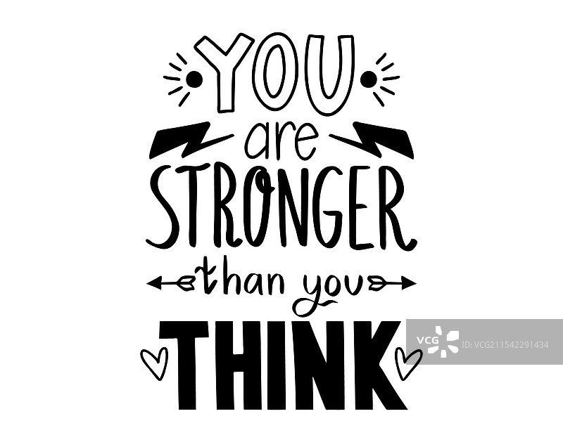 涂鸦字母：你比你想象的更强大图片素材