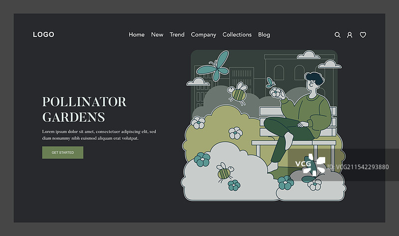 绿色基础设施平面图图片素材