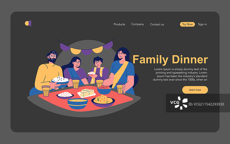 排灯节的平面设计图片素材