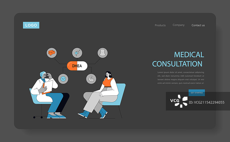 DHEA补充剂平放图片素材