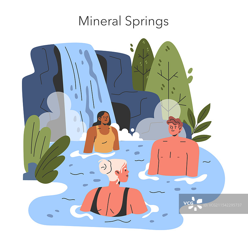 水疗健康平面图图片素材