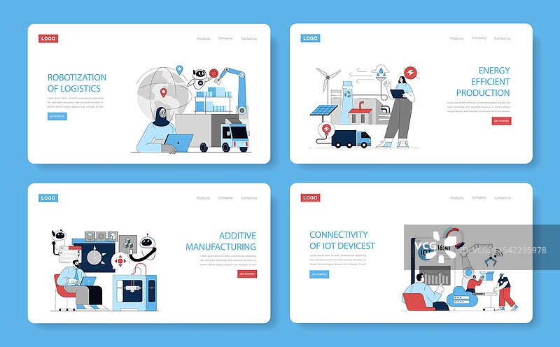 生产自动化平面图图片素材