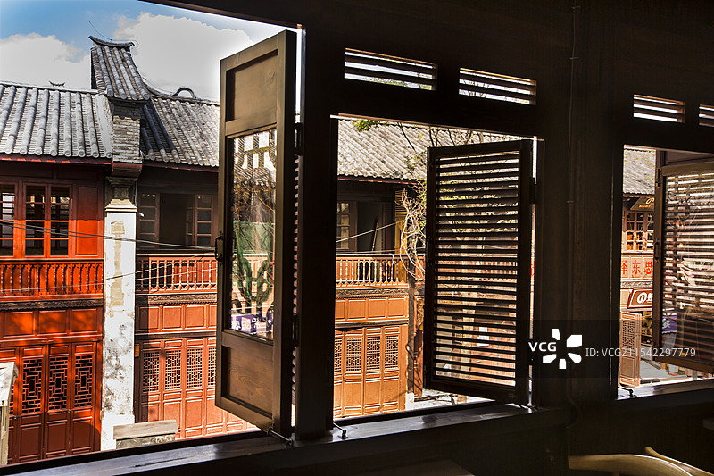 中国云南省昆明市五华区正义坊昆明老街区的景观图片素材